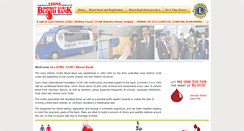 Desktop Screenshot of bloodbanklions.com
